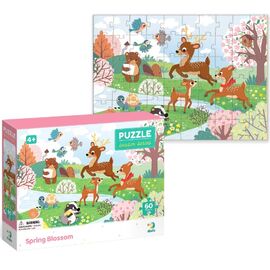 Пазл от бренда Dodo "Природа расцветает" серия Времена года, 60 элементов