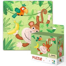 Пазл от бренда Dodo "Обезьянка", 16 элементов