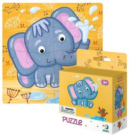 Пазл от бренда Dodo "Слоник", 16 элементов