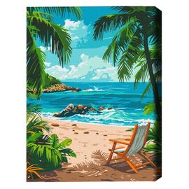 Картина по номерам 40*50 "Летняя идиллия" от бренда Brushme, без упаковки