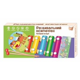 Развивающий ксилофон "Разноцветные мелодии" от бренда WToys