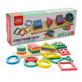 Игра-конструктор "Геометрический сортер" от бренда Fun Game Club