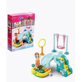 Конструктор от бренда Sluban “Детская площадка”, 90 элементов