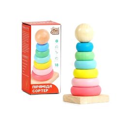 Деревянная пирамидка-сортер от бренда Fun Game Club