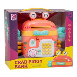 Копилка-сейф в виде рюкзака "Крабик"