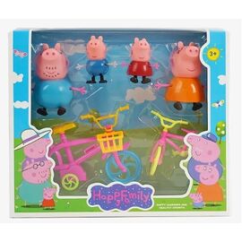 Игровой набор "Семья Свинки Пеппы и 2 велосипеда"
