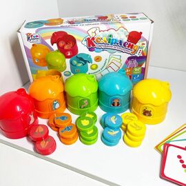 Развивающая игра - сортер "Цветные домики" от бренда Fun Game Club