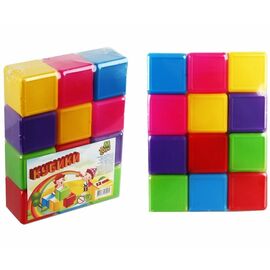 Кубики цветные от бренда M-TOYS, 12 штук