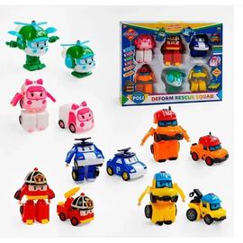 Набор трансформеров "Спасательная команда" из м/ф Робокар Поли