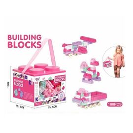 Блочный конструктор для девочек, 100 элементов