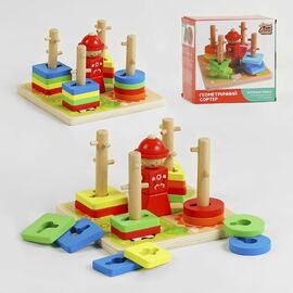 Деревянный сортер - головоломка "Человечек"