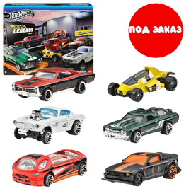 Набор коллекционных машинок 1:64 Hot Wheels «Тур легенд»