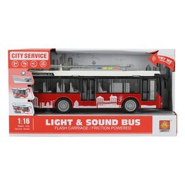 1:16 Инерционная машина "Троллейбус" от бренда Wenyi, со светом и звуком