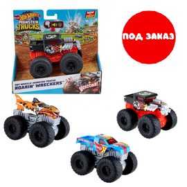 Hot Wheels «Monster Trucks» внедорожник 1:43 серии, свет и звук
