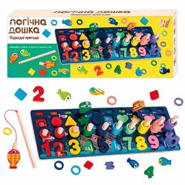 Деревянная обучающая доска "Подводные приключения" от бренда WToys