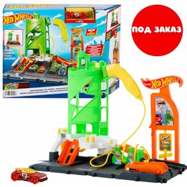Игровой набор Hot Wheels «Заправочная станция Super Recharge»