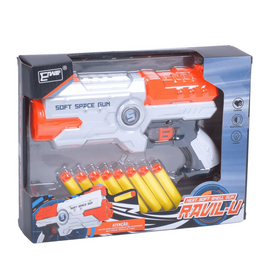 Бластер-пулемет с мягкими пулями на присоске от бренда Enwei