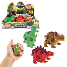 Игрушка-антистресс «Динозавр с гранулами»