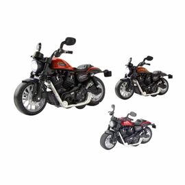 Металлический мотоцикл со звуком и светом, в ассортименте