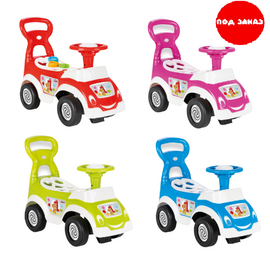 Машинка-каталка c сортером (4 цвета) от бренда Pilsan