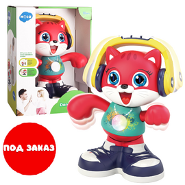 Интерактивная игрушка «Танцующий кот» с музыкой и светом от бренда Hola Toys
