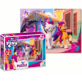 Пазл «Прогулка по городу» из серии Мой маленький пони от бренда Dodo, 60 элементов