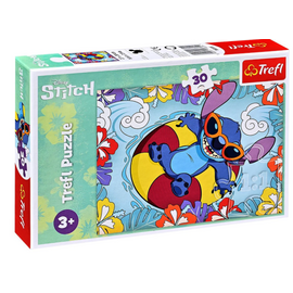 Пазл "Лило и Стич на каникулах" от бренда Trefl, 30 элементов
