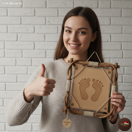 Памятная картина на натуральной коже – оригинальный подарок