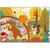 Пазл от бренда Dodo "Уборка урожая в лесу" серия Времена года, 60 элементов