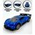 1:32 Металлическая машинка Bugatti Chiron, синяя