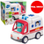 Машинка «Скорая помощь» со световыми и звуковыми эффектами от бренда Hola Toys