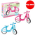 Ретро-велосипед без педалей, с EVA колесами, синий/розовый от бренда Pilsan