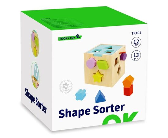Деревянный сортер «Фигурки» от бренда Tooky Toy