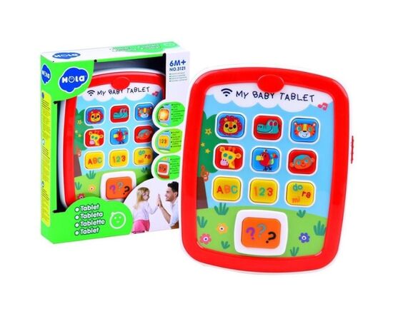 Интерактивная игрушка «Планшет» с музыкой и светом от бренда Hola Toys