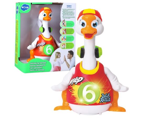 Интерактивная игрушка «Танцующий гусь» с музыкой и светом от бренда Hola Toys