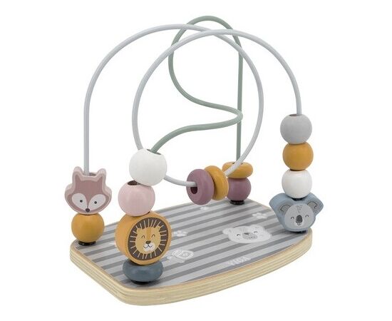 Деревянный пальчиковый лабиринт "Бусины" от бренда PolarB Деревянный пальчиковый лабиринт "Бусины" от бренда PolarB