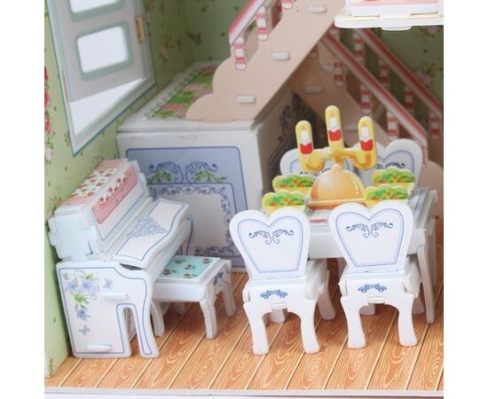 3D пазл “Кукольный домик мечты» от бренда CubicFun, 160 элементов
