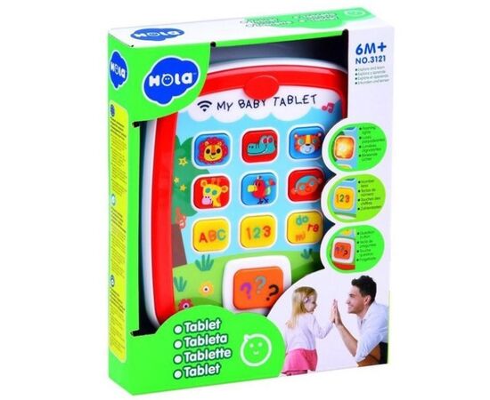 Интерактивная игрушка «Планшет» с музыкой и светом от бренда Hola Toys