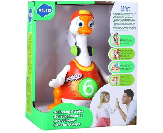 Интерактивная игрушка «Танцующий гусь» с музыкой и светом от бренда Hola Toys