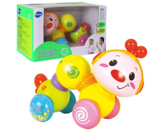 Интерактивная игрушка «Веселая гусеница» от бренда Hola Toys Интерактивная игрушка «Веселая гусеница» от бренда Hola Toys