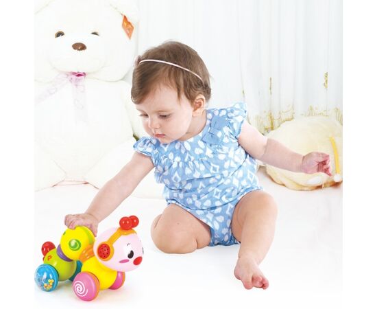 Интерактивная игрушка «Веселая гусеница» от бренда Hola Toys Интерактивная игрушка «Веселая гусеница» от бренда Hola Toys