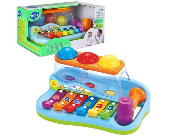 Музыкальная игрушка «Ксилофон с шариками Pop ‘N Play» от бренда Hola Toys Музыкальная игрушка «Ксилофон с шариками Pop ‘N Play» от бренда Hola Toys