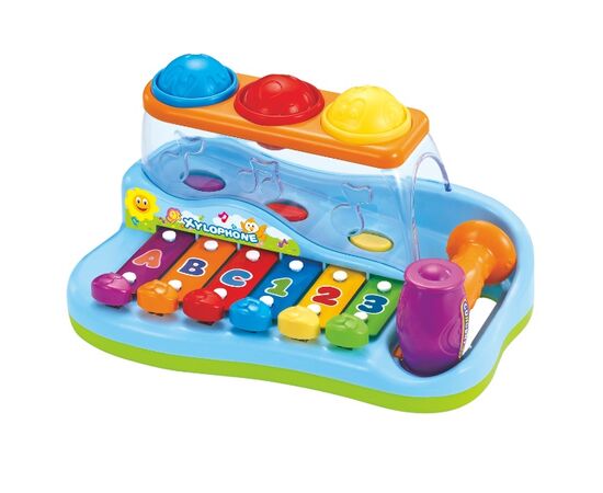 Музыкальная игрушка «Ксилофон с шариками Pop ‘N Play» от бренда Hola Toys Музыкальная игрушка «Ксилофон с шариками Pop ‘N Play» от бренда Hola Toys
