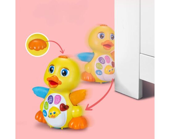 Интерактивная игрушка «Танцующая утка» с музыкой и светом от бренда Hola Toys
