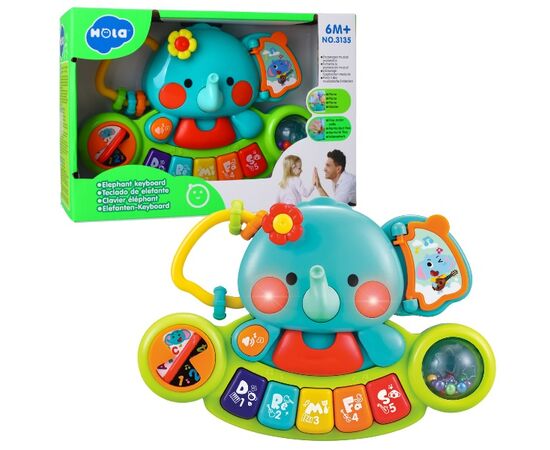 Пианино «Слоник» с музыкой и светом от бренда Hola Toys
