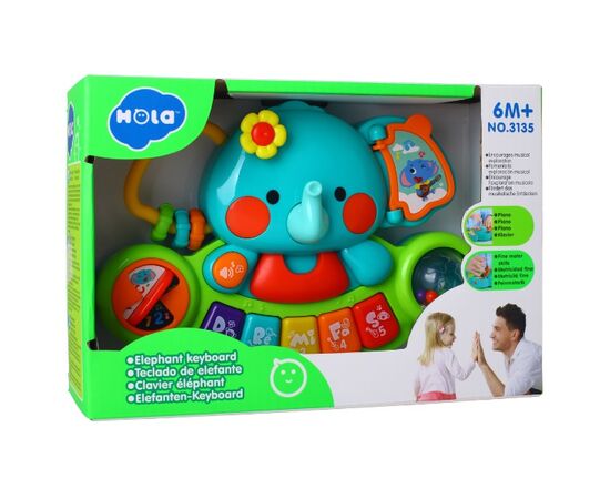 Пианино «Слоник» с музыкой и светом от бренда Hola Toys