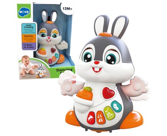Интерактивная игрушка «Танцующий кролик» с музыкой и светом от бренда Hola Toys