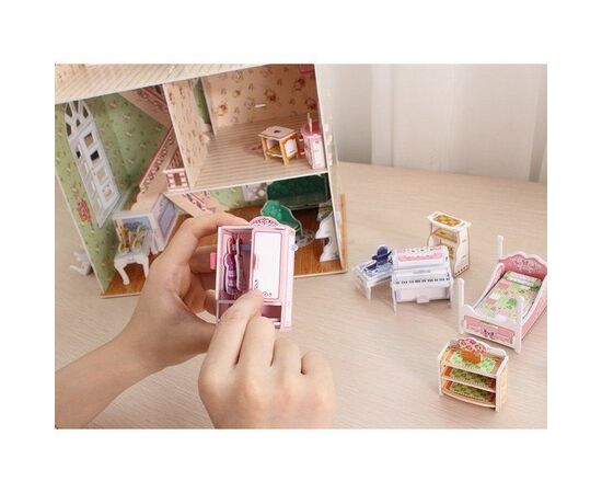 3D пазл “Кукольный домик мечты» от бренда CubicFun, 160 элементов