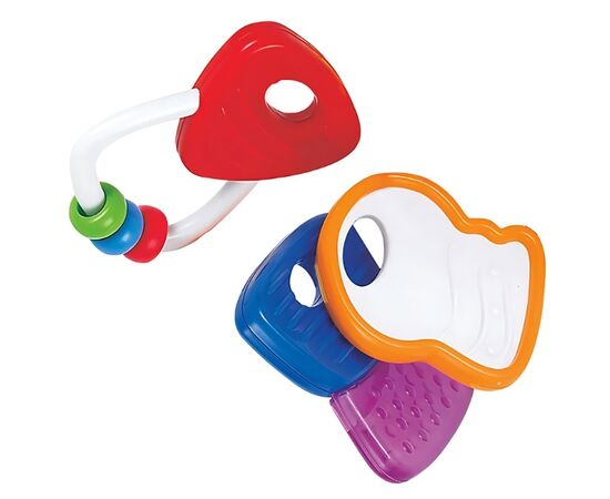 Погремушка прорезыватель «Ключики» со светом от бренда Hola Toys
