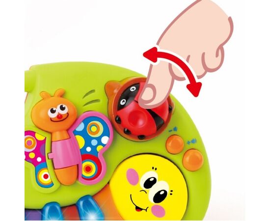 Игрушка пианино «Смайлик» с музыкой и светом от бренда Hola Toys Игрушка пианино «Смайлик» с музыкой и светом от бренда Hola Toys